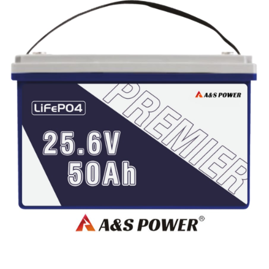 A&S Batería de Litio 25.6v 50Ah 1280WH