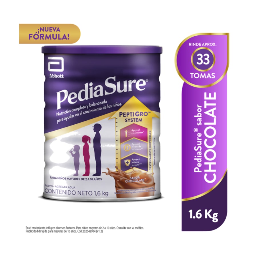 PEDIASURE SABOR CHOCOLATE  X 1600G   