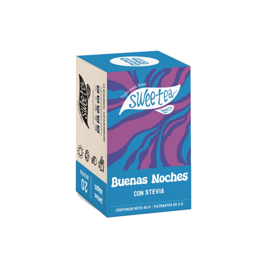 Infusion buenas noches con stevia 20 sobres Marca Sweetea