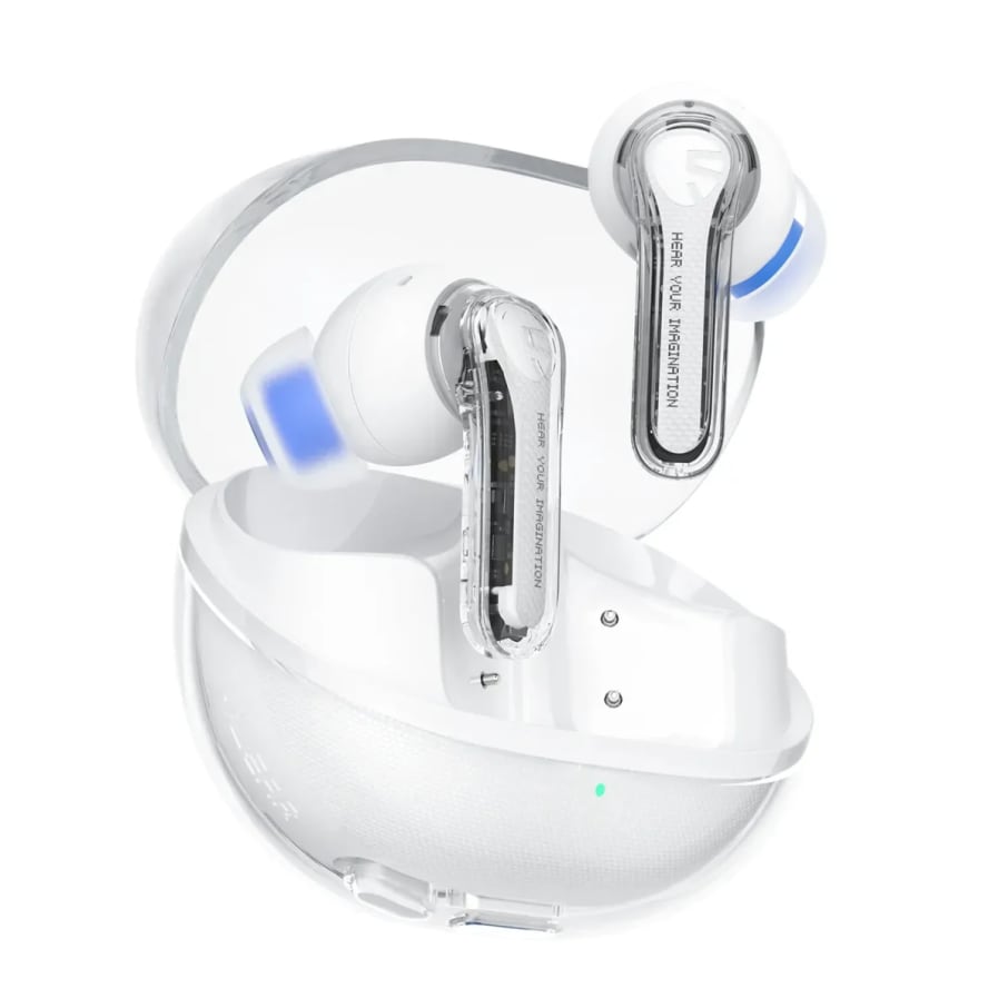 AUDIFONO TWS SOUNDPEATS CLEAR BLANCO