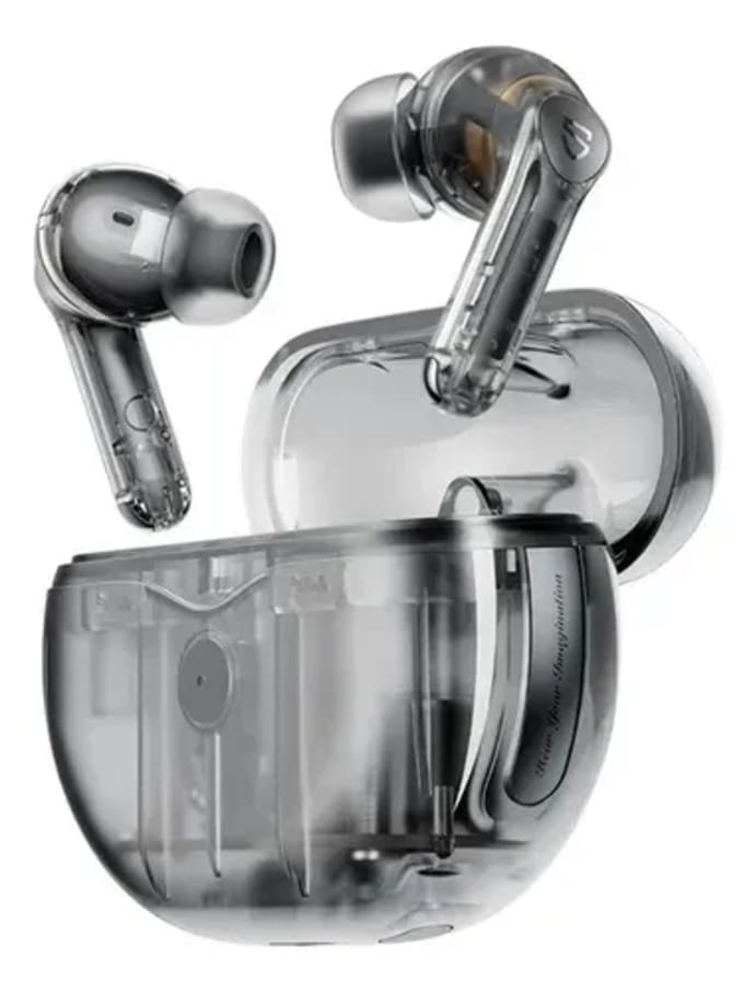 AUDIFONO TWS SOUNDPEATS AIR4 PRO NEGRO TRANS