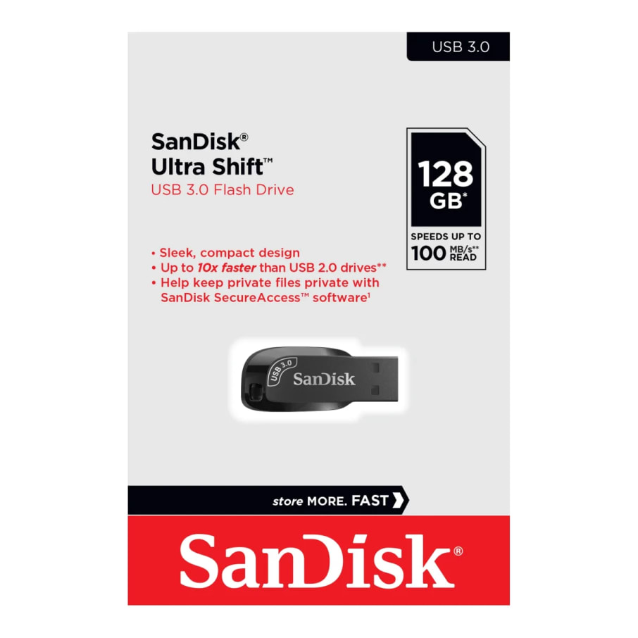 USB SANDISK 128GB NEGRO