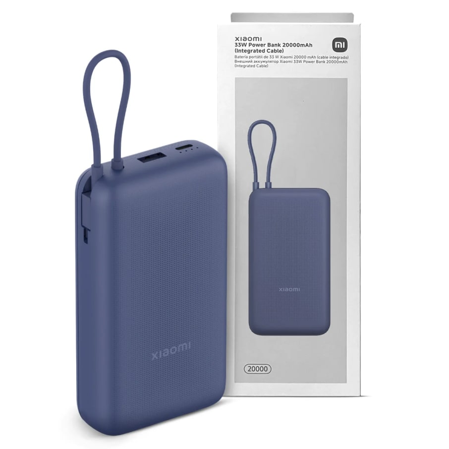 POWER BANK XIAOMI 20K CARGA RAPIDA 33W AZUL