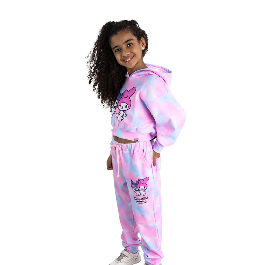 CONJUNTO POLERA Y JOGGER MY MELODY NIÑA LILA