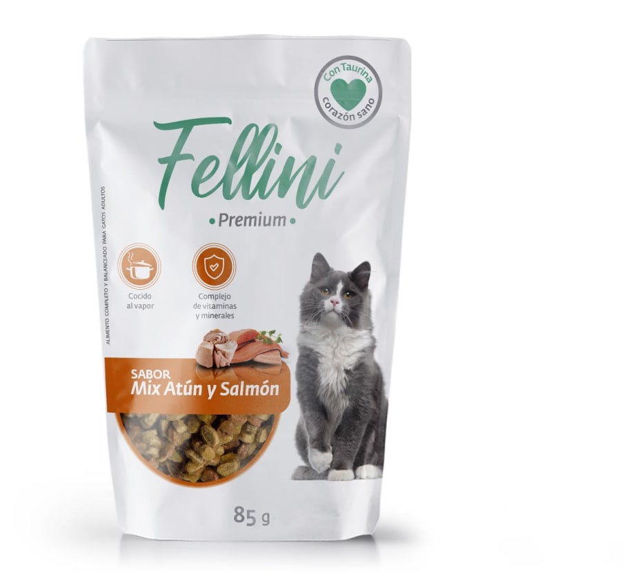 FELLINI MIX DE ATUN Y SALMON (85 GR)