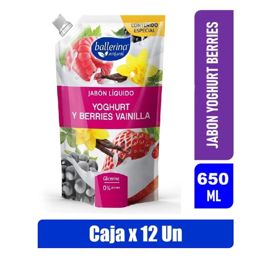 BALL JAB YOG BERRIES DP 12X650ML