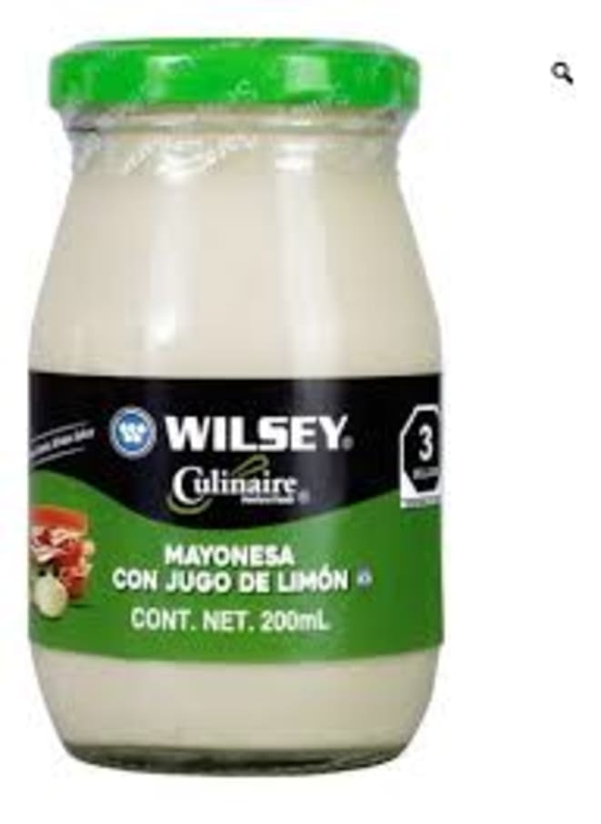 MAYONESA WILSEY CULINARIE LIMON 200 ML