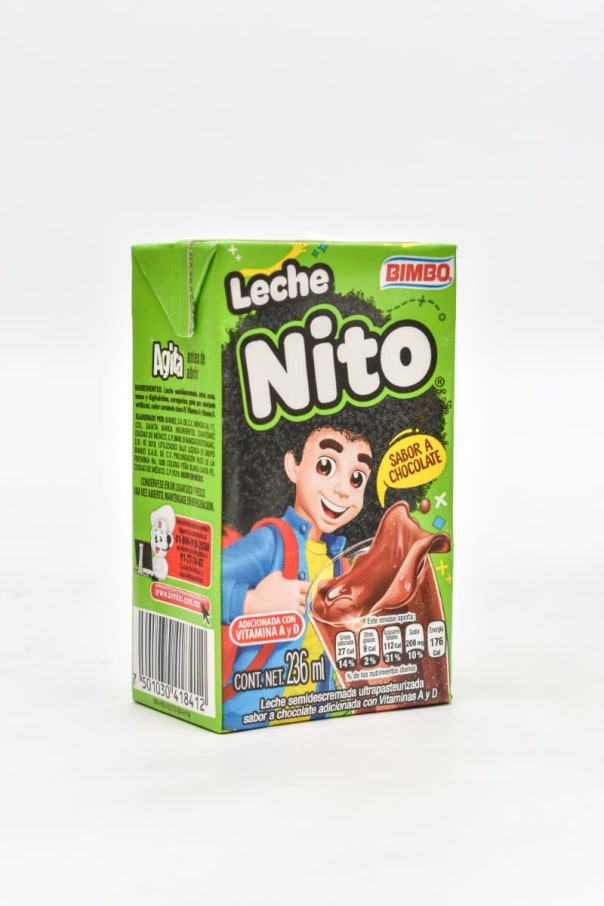 Leche Saborizada Nito 236 Ml