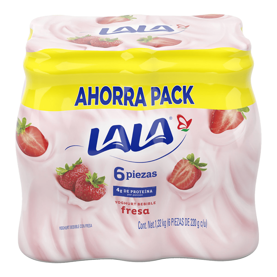 Yoghurt Lala Fresa Beb 220 Gr C/6