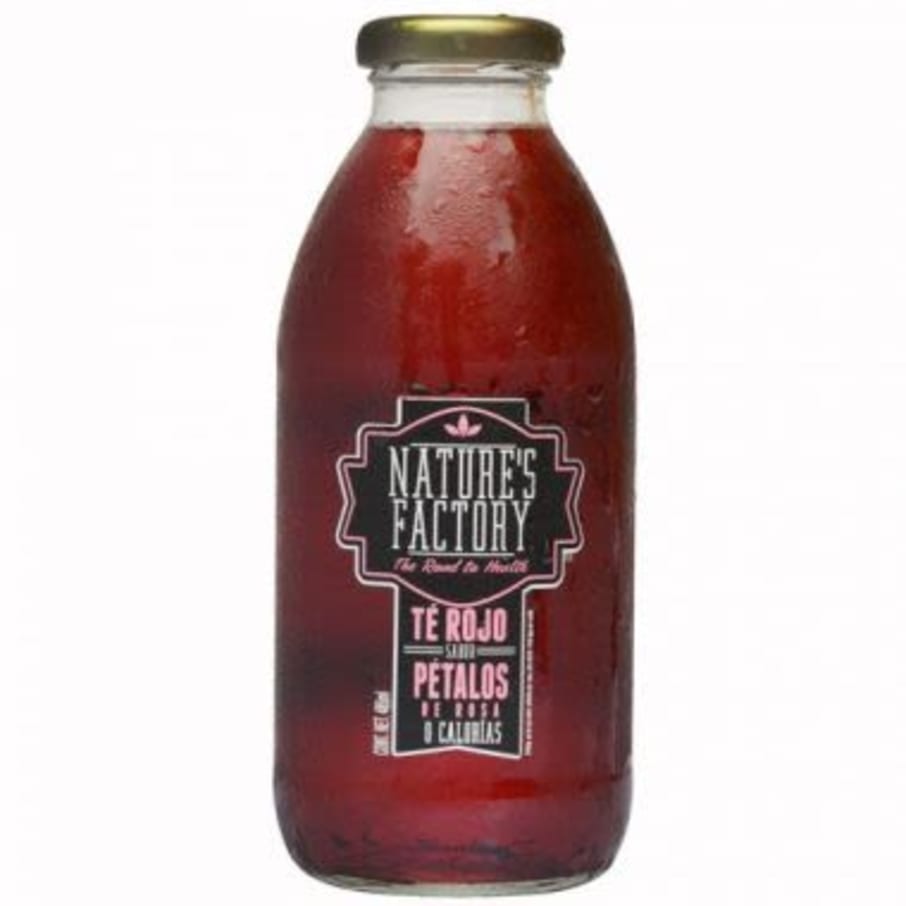 Té Helado Natures Factory Rojo Pétalos de Rosa 485 ml