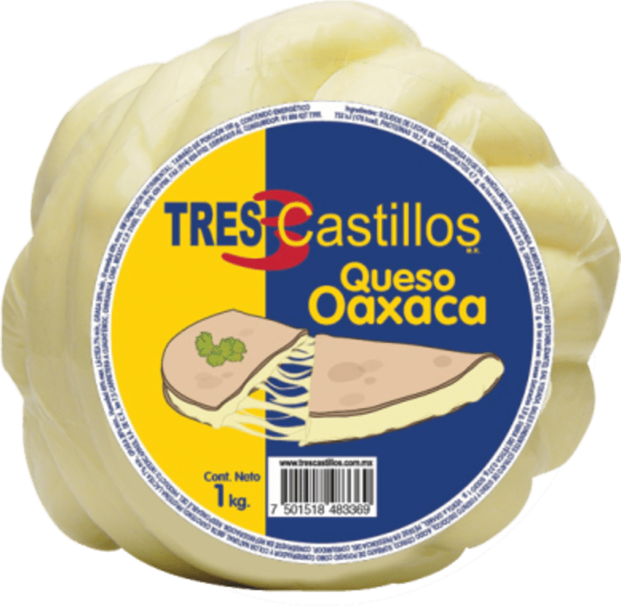 Queso Tipo Oaxaca Tres Castillos A Granel 100g