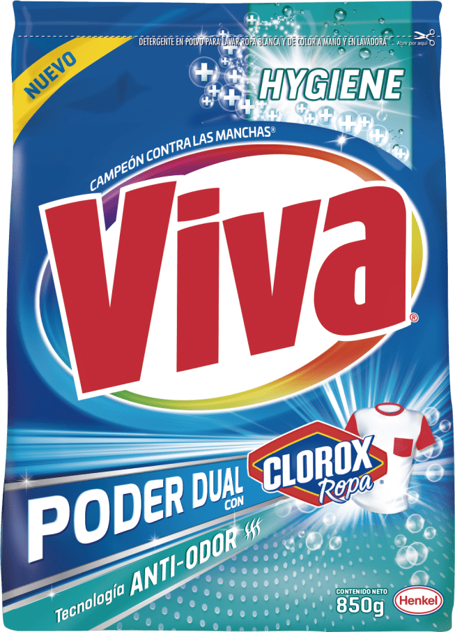 Detergente Viva Higiene Anti-Odor 850 Gr