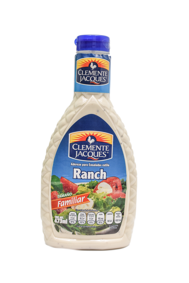 Aderezo Clemente Ranch 473 Ml Aa, A, B