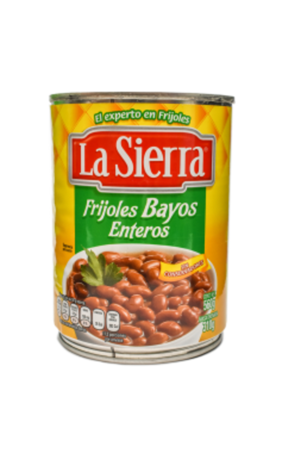 Frijoles La Sierra Enteros Bayos 560 Gr Lata