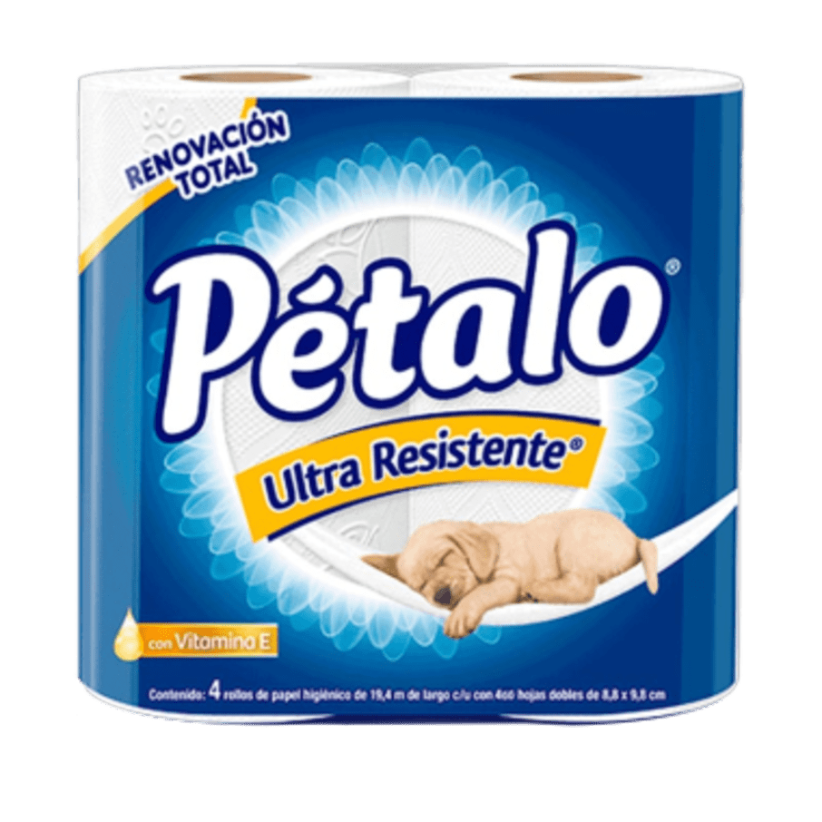 Papel Higienico Petalo Ultra Resistente 300Hd 4R.