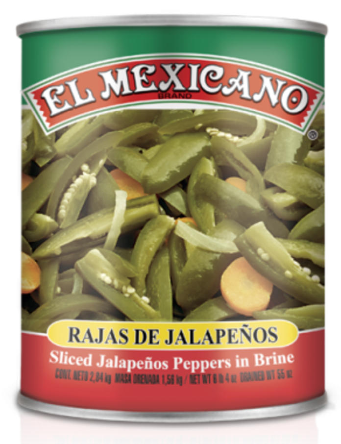 Chiles El Mexicano Jalapenos En Rajas 220 Gr