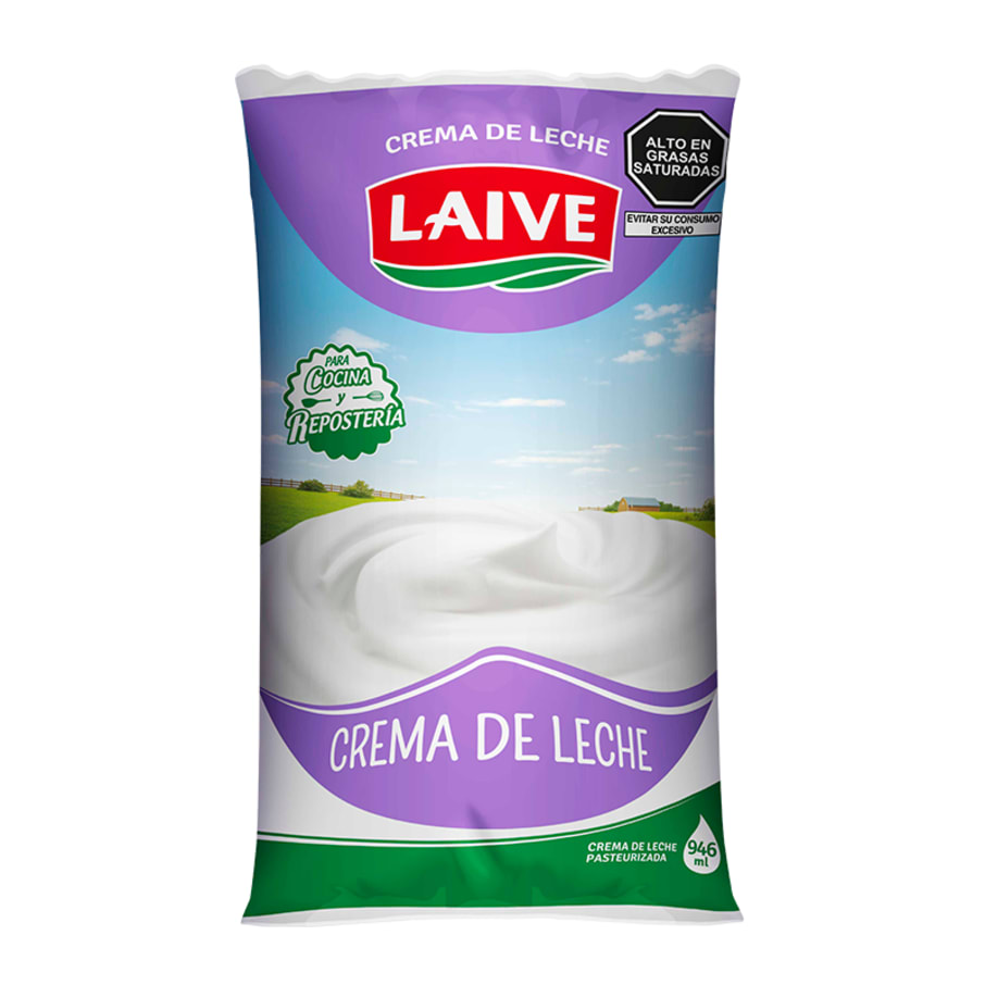 Crema de leche Laive bolsa 946ml