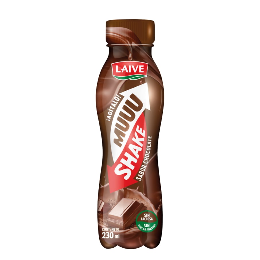 Leche uht Laive muuushake sabor chocolate botella 230ml 