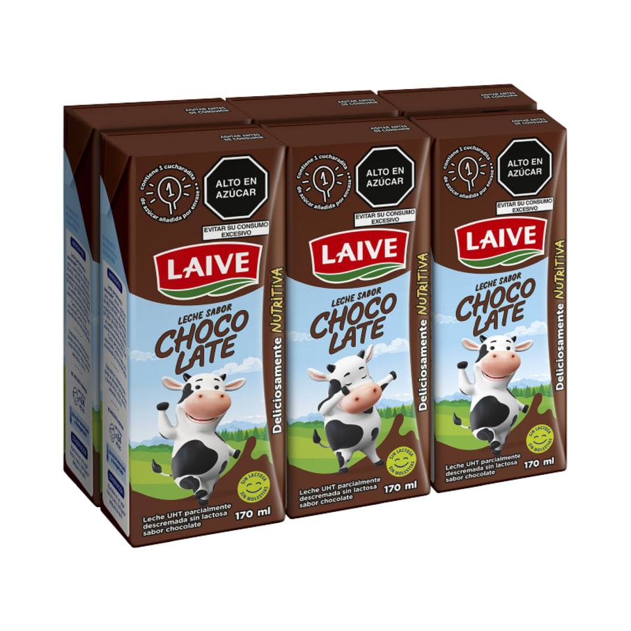 Leche uht Laive sabor chocolate caja 170 ml 