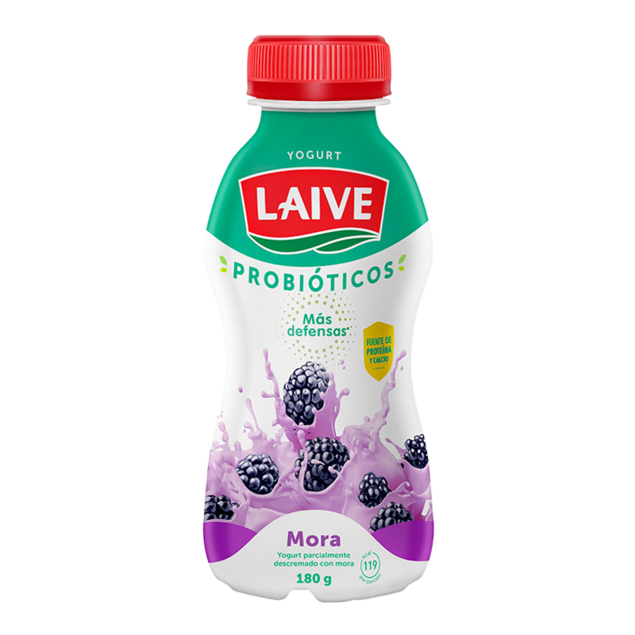 Yogurt Laive mora botella 180 g