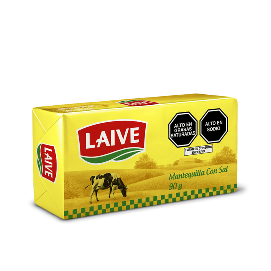 Mantequilla laive con sal barra 90g