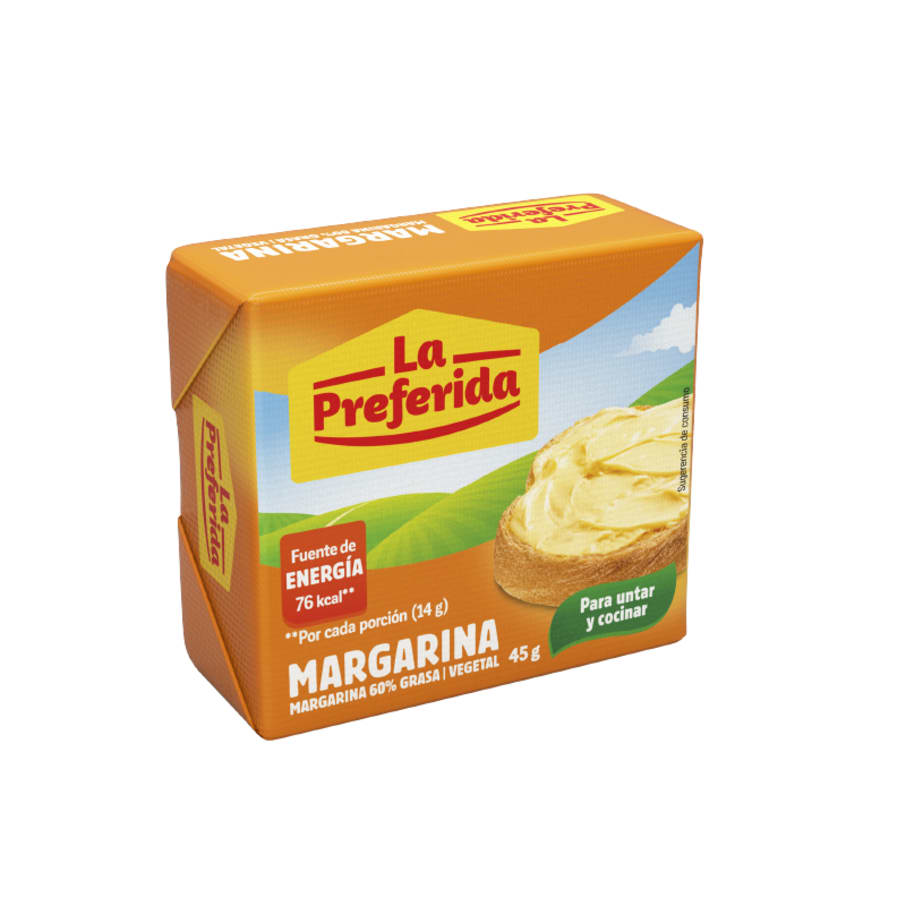 Margarina La Preferida barra 45g