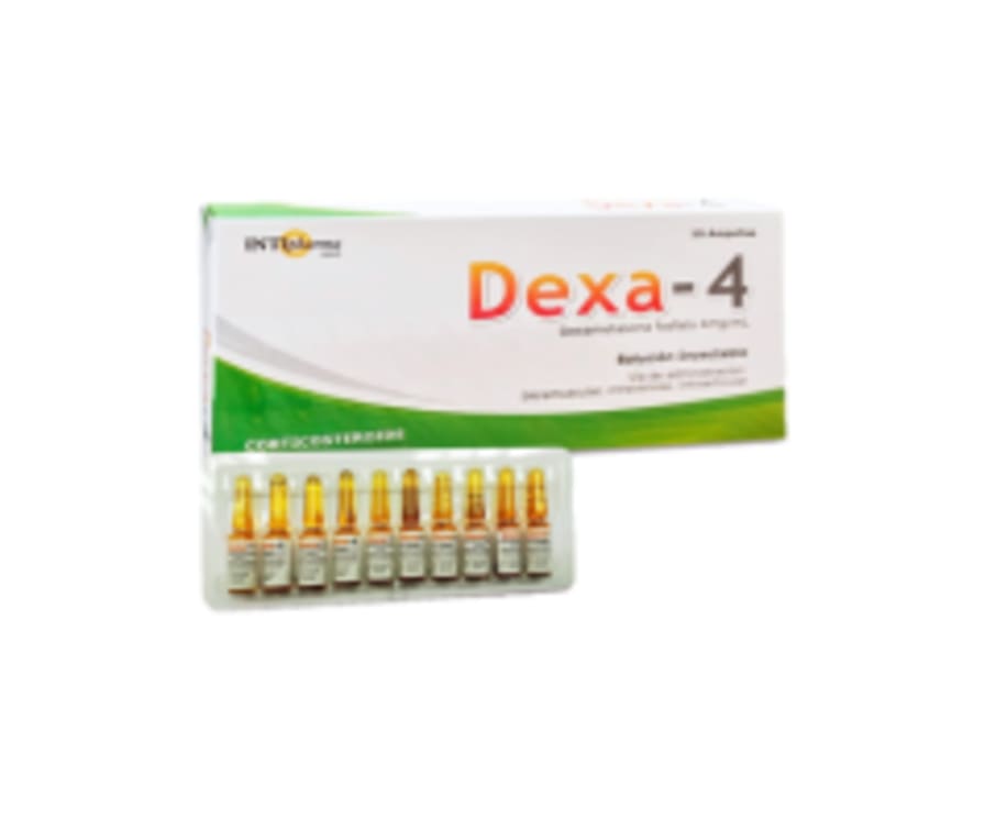 DEXA-4 4MG/ML SOL. INYECTABLE IM/IV/IA X 10