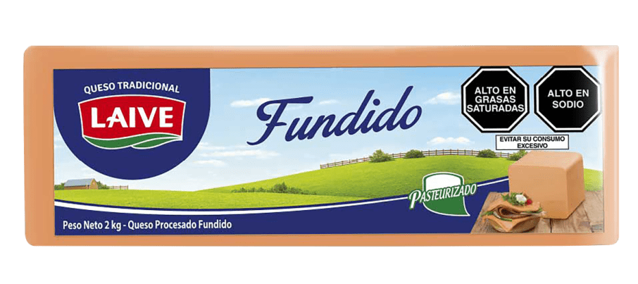 Queso fundido Laive molde