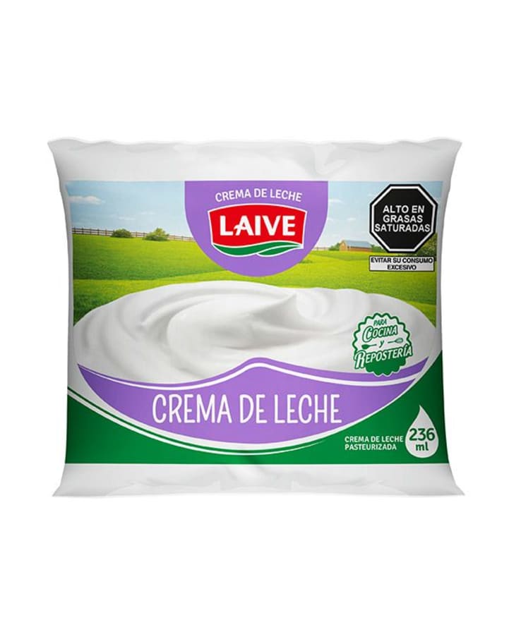 Crema de leche Laive 236ml