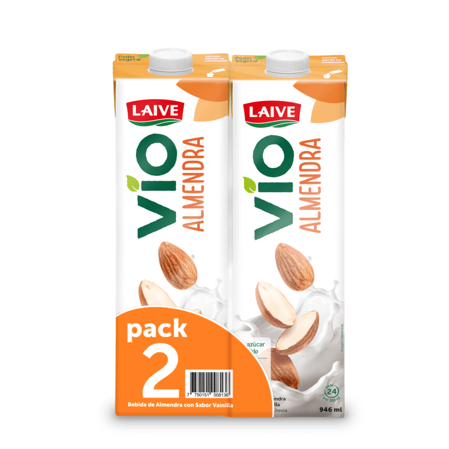 Bebida de almendra Laive twopack caja 946ml 