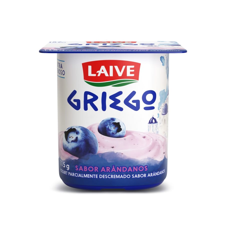 Yogurt Laive griego arándanos vaso 115 g