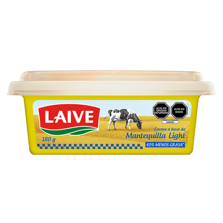Mantequilla laive light pote 180g