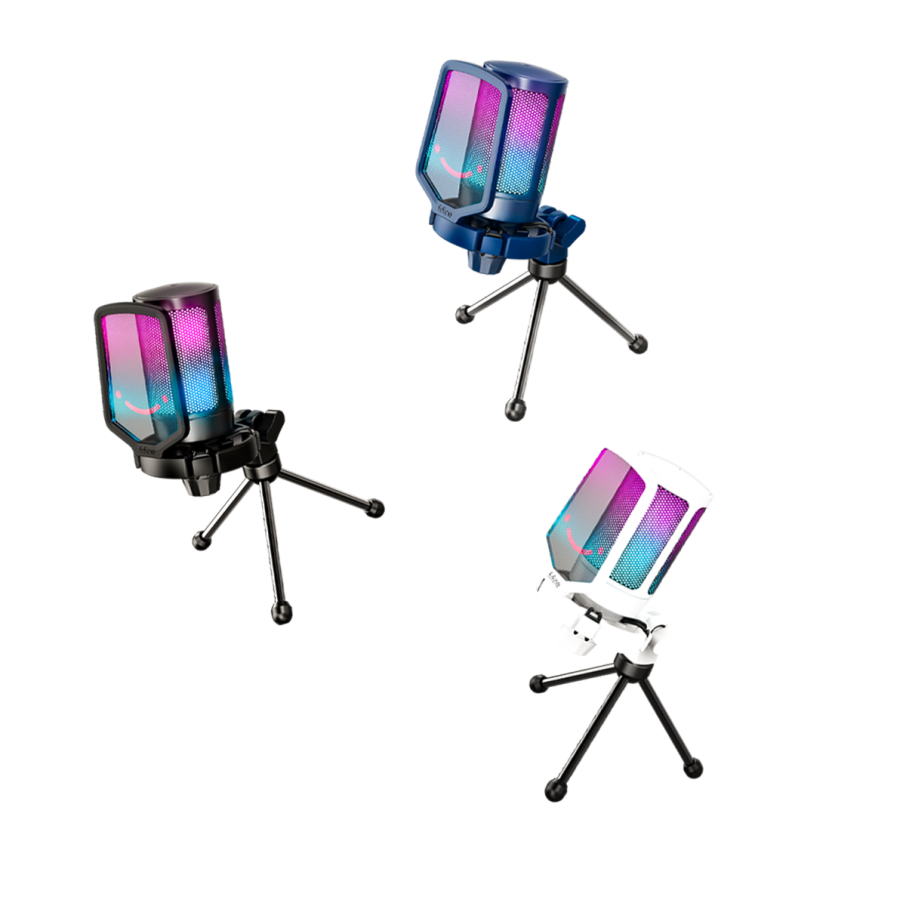 Micrófono Fifine A6V BLACK + Micrófono Fifine A6V WHITE + Micrófono Fifine A6V BLUE 