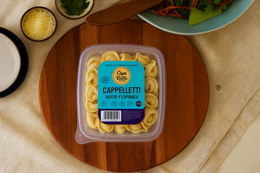 Cappelletti de queso y espinaca