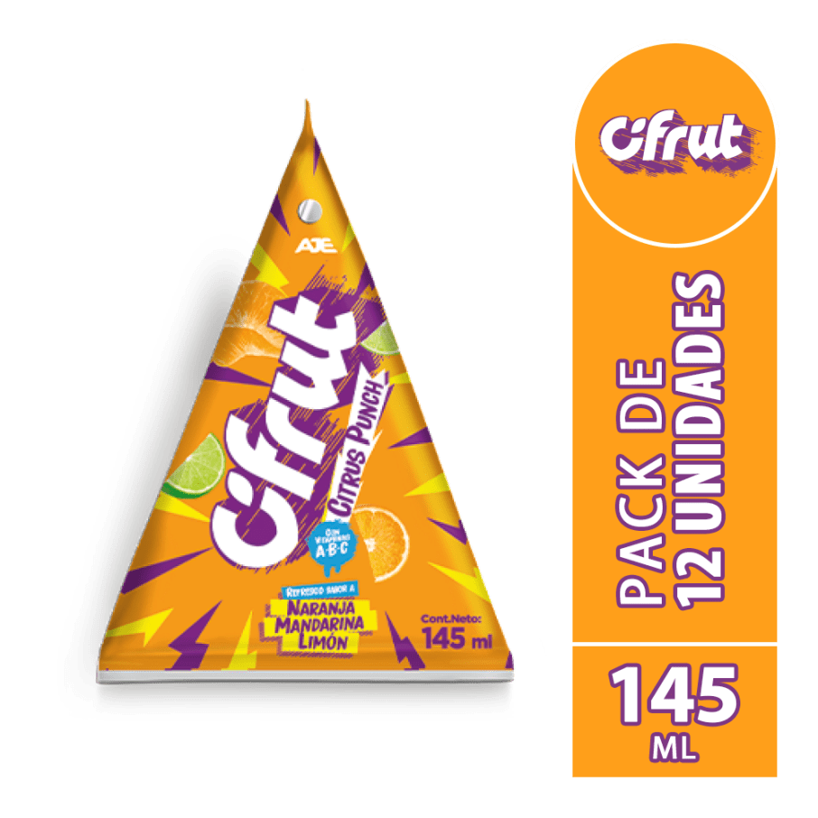 CIFRUT NARANJA, MANDARINA Y LIMON 145 ML
