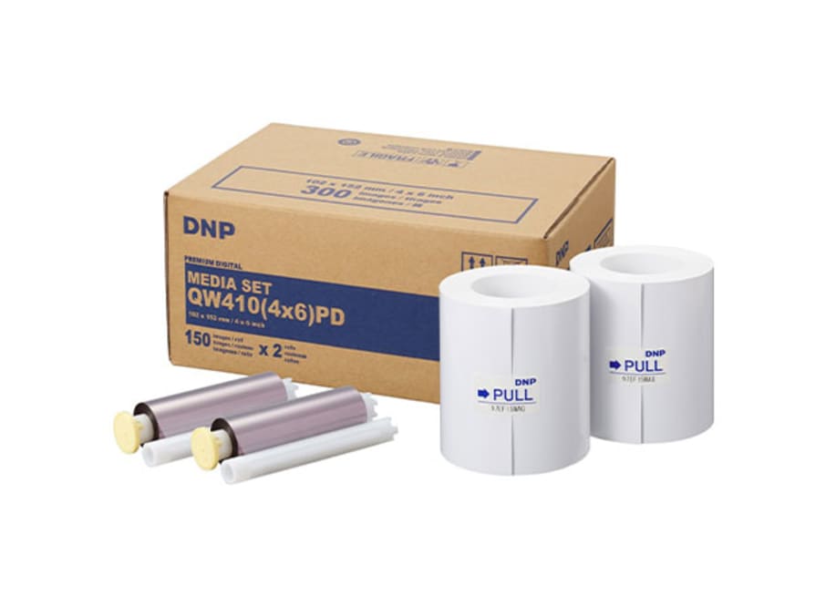 CAJA PAPEL Y CINTA DNP QW410-4X6 (10x15cm)