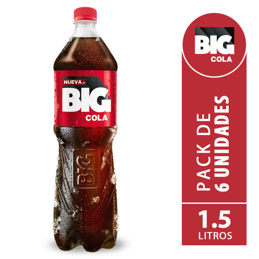 BIG COLA PET NO RETORNABLE 1500 ml 6 pack