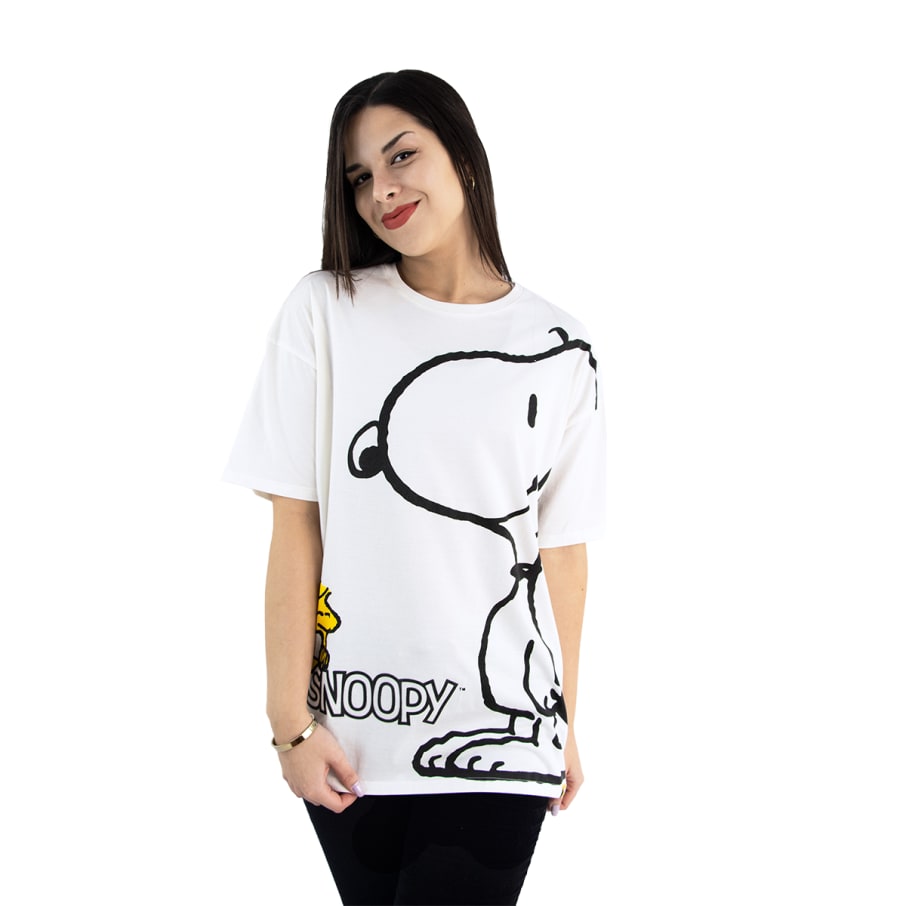 POLO MARFIL SNOOPY MUJER