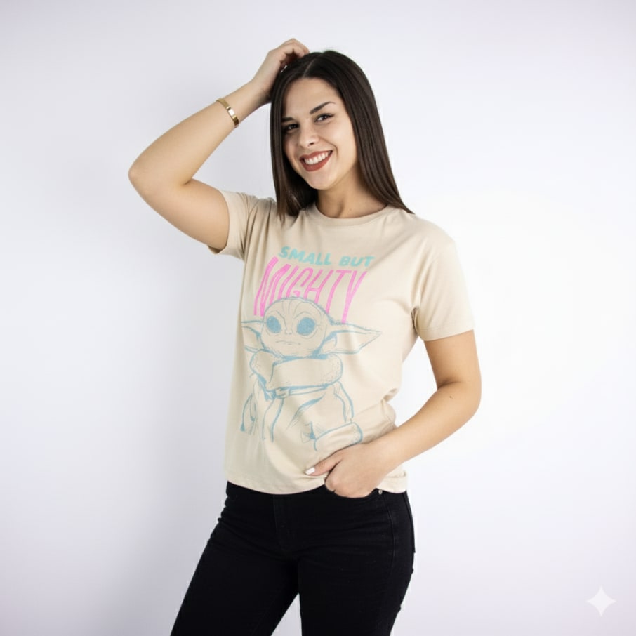 POLO BAS MC STAR WARS MUJER NUDE