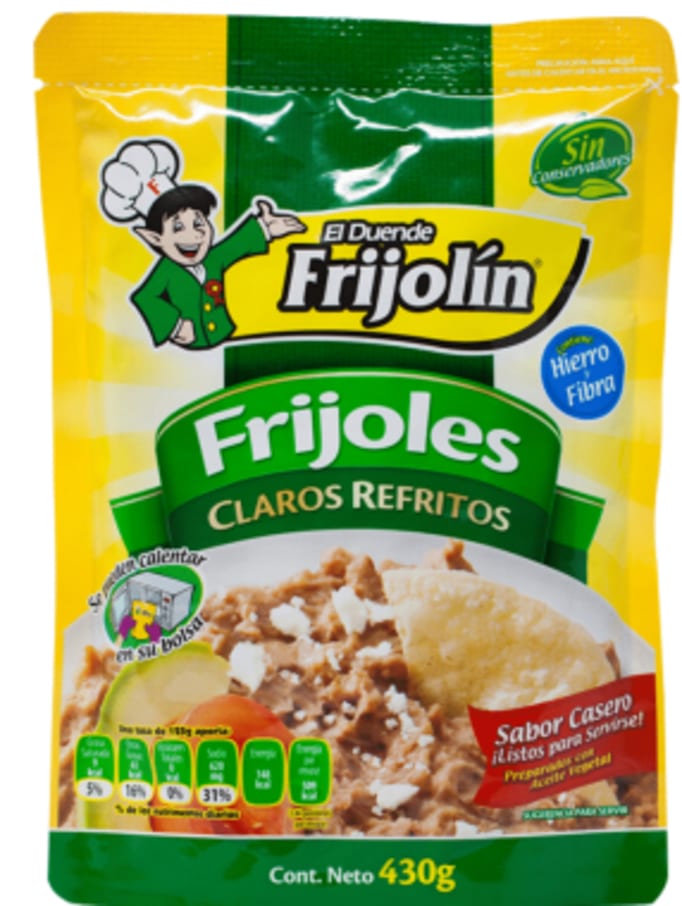 Frijoles Frijolin Negros Refritos 430 Gr Pouch