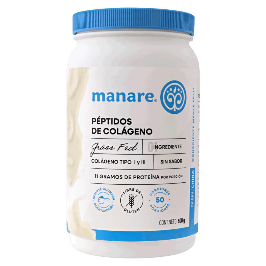 Peptidos de colageno hidrolizado 600 gramos Marca Manare