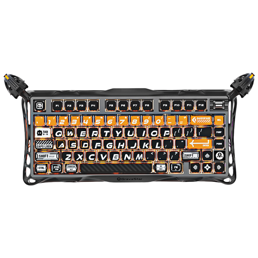 Teclado GravaStar MERCURY K1 PRO Inalambico Ingles CYBERFLARE