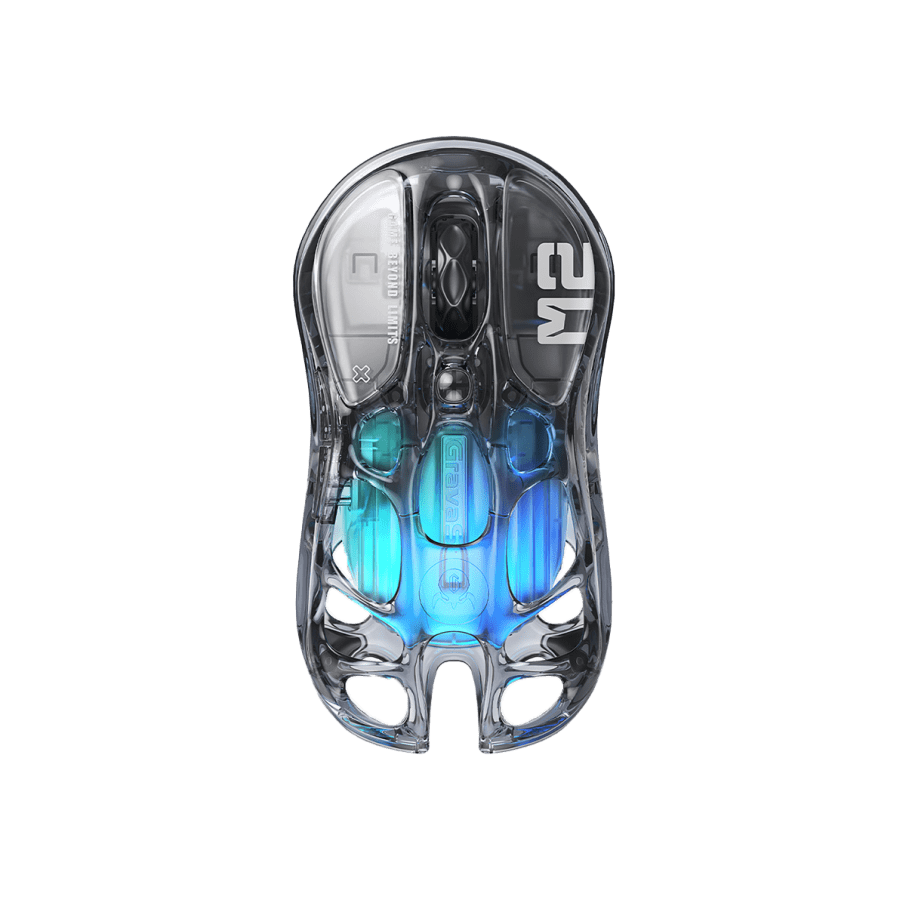 Mouse GravaStar MERCURY M2 Inalambrico TRANSPARENT BLACK
