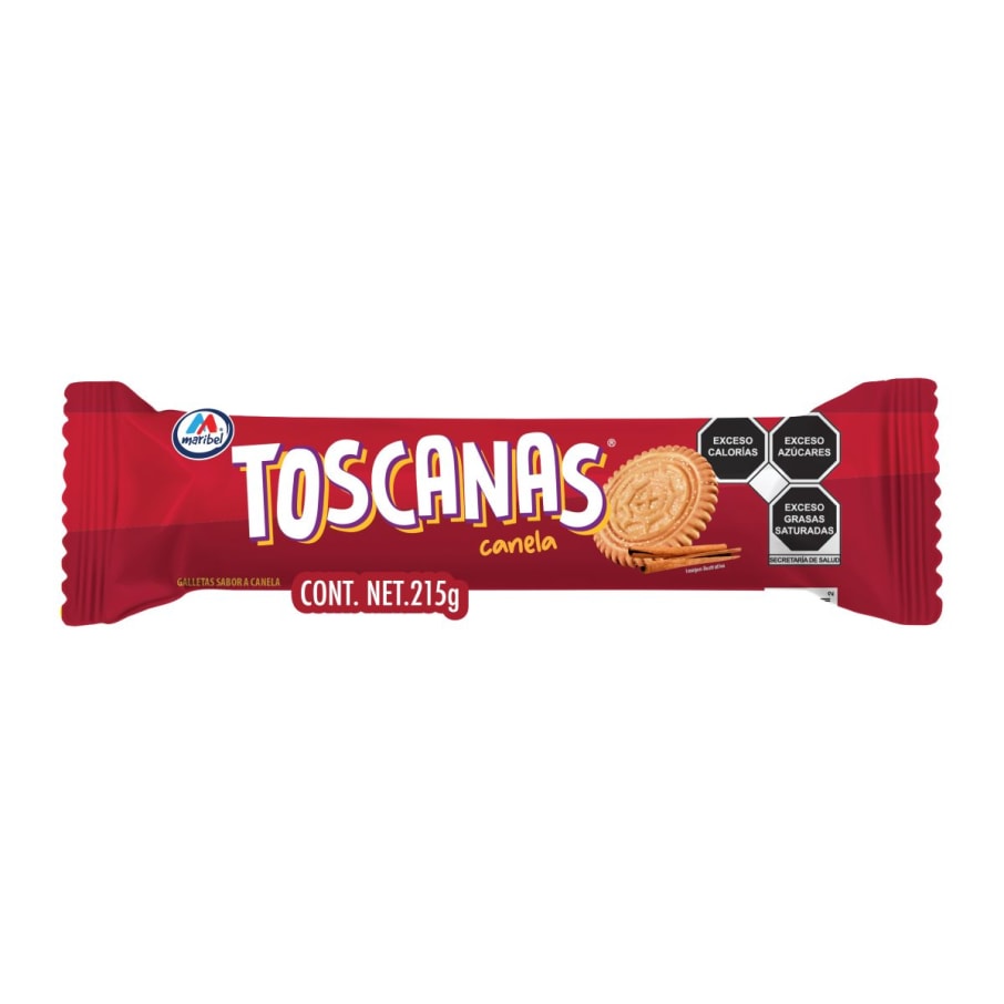 GALLETAS MARIBEL TOSCANAS CANELA 215 GR ROLLO