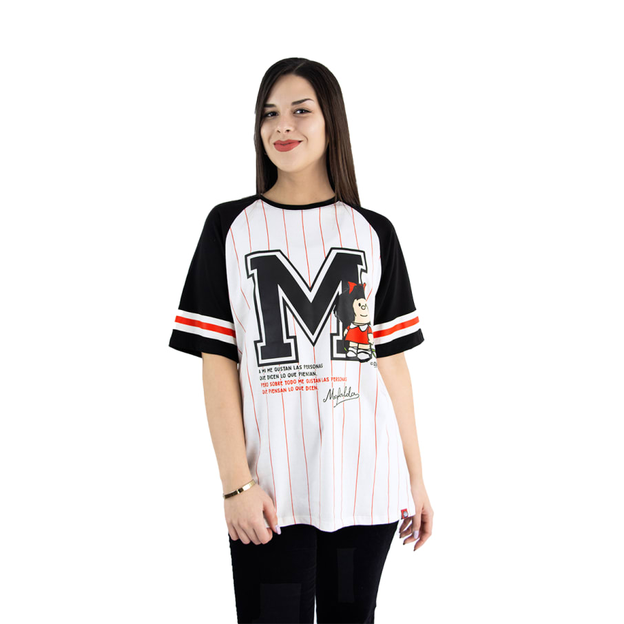 POLO OVERSIZE MUJER MARFIL MAFALDA