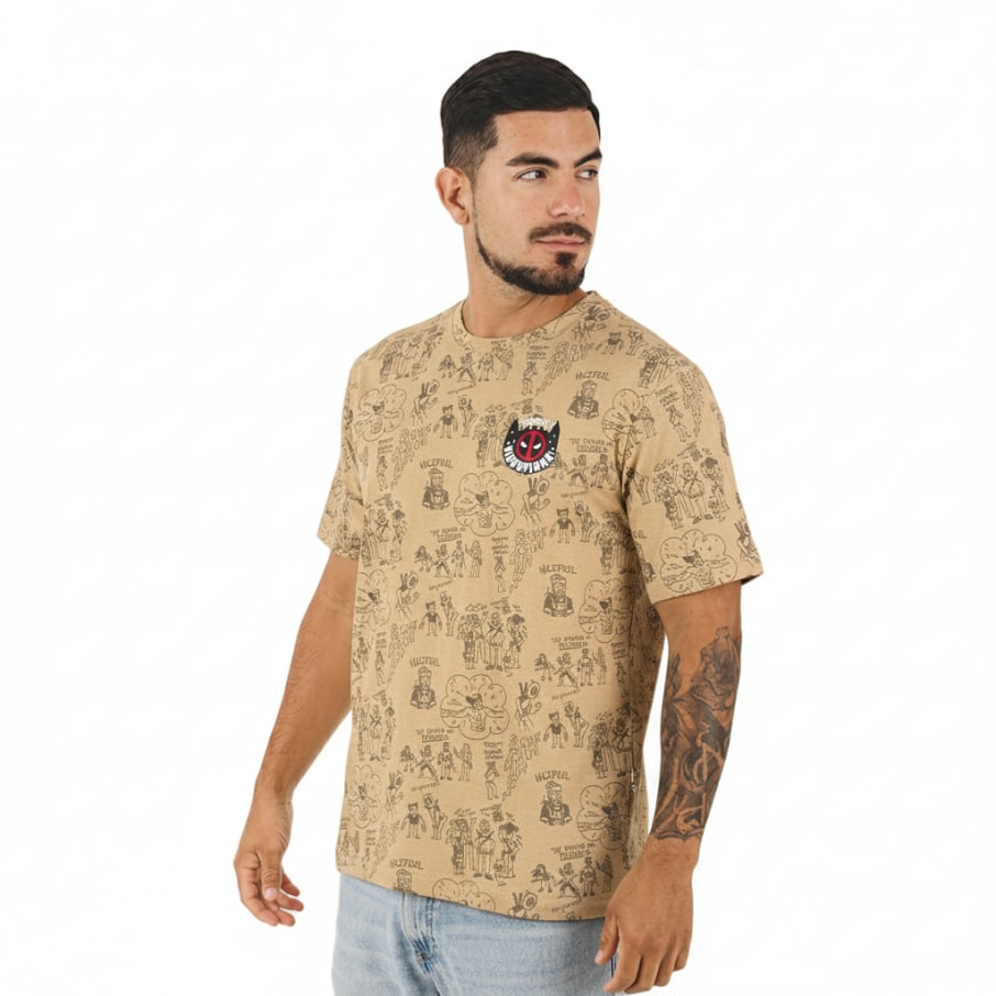 POLO MC DEAD POOL HOMBRE MANI