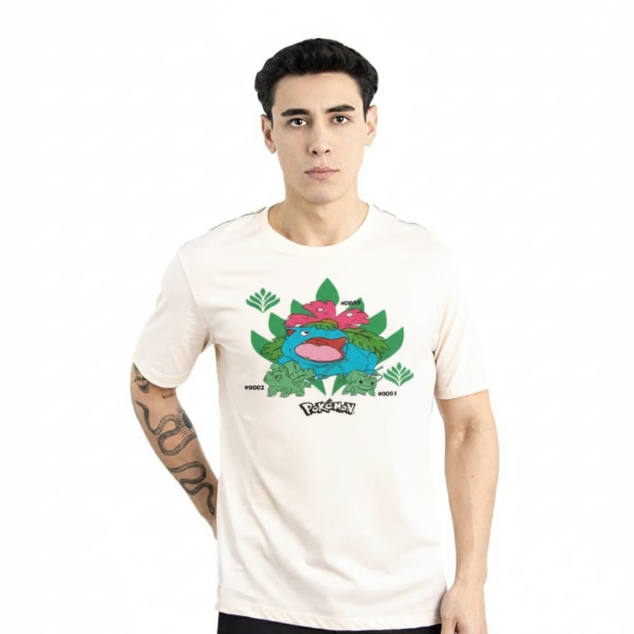 POLO HOMBRE MARFIL POKEMON
