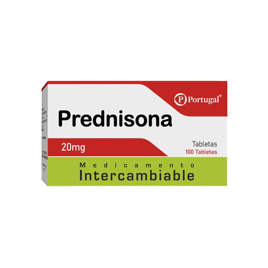 PREDNISONA 20MG TABL. X 100  
