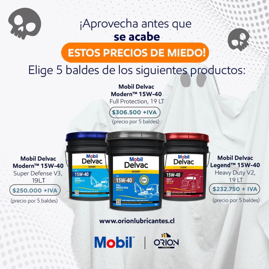 Mobil Delvac Modern 15W-40 Full Prot, 19 LT (ex Mobil Delvac 1300)