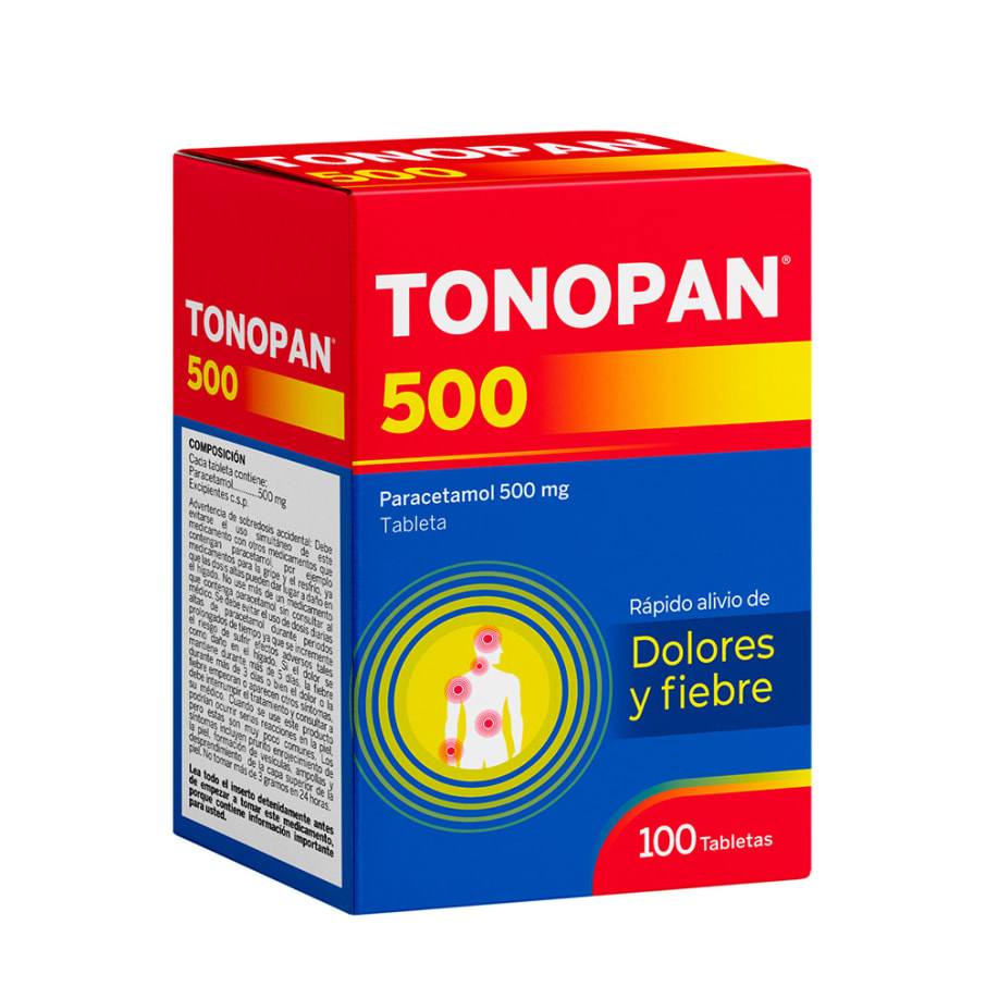 TONOPAN 500 500MG TABL. X 100